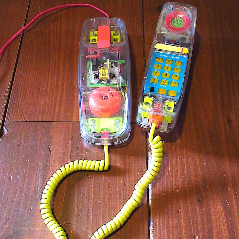 スケルトン電話機 ネオン管 スケルトン電話機 Yahoo!オークション
