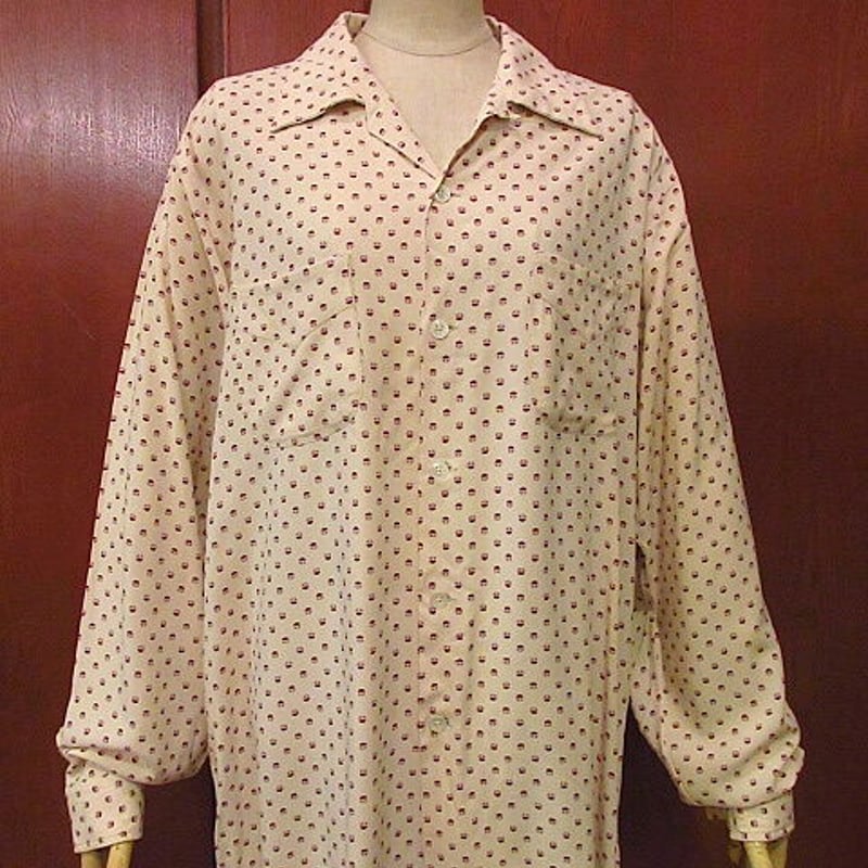 ビンテージ40's50's○Earthorntonアトミック柄レーヨンループ