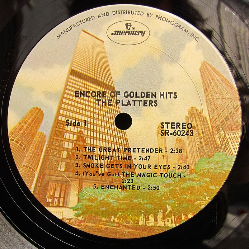 THE PLATTERS○Encore Of Golden Hits MERCURY SR 6