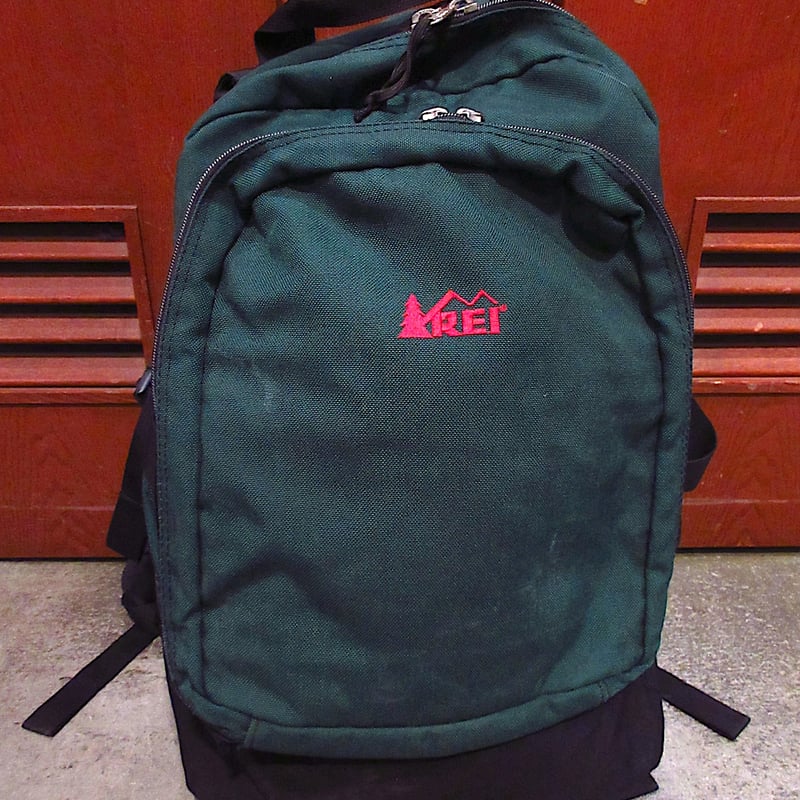 ビンテージ90's○REIナイロンバックパック緑○240509c8-bag-bp