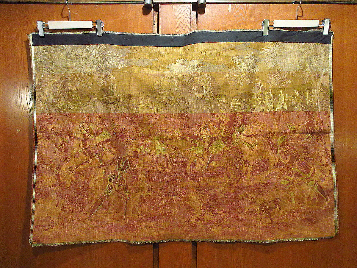 ビンテージ○中世ヨーロッパゴブラン織りタペストリー○220622i8-rug 