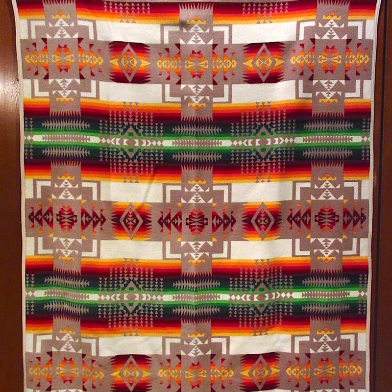 20s30s ビンテージ ペンドルトン ネイティブ柄 ブランケット