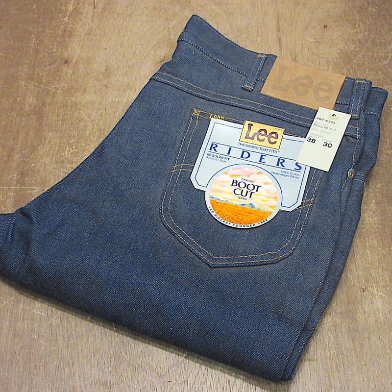 ビンテージ80's○DEADSTOCK Lee 202ブーツカットデニム表記W38L30○25