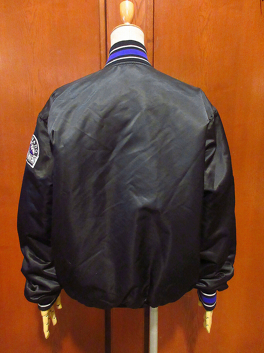 ビンテージ90's○STARTER COLORADO ROCKIESナイロンスタジアムジャケッ
