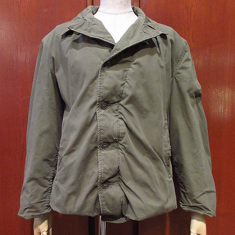 USN 1940s N4 コの字 デッキジャケット ミリタリージャケット 40s US NAVY N-4 DECK JACKET デッキジャケット U.S.N コの字留
