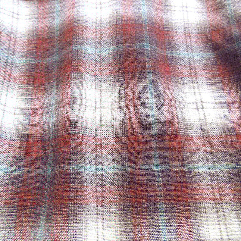 ビンテージ70's○PENDLETONシャドーチェックウール長袖シャツ