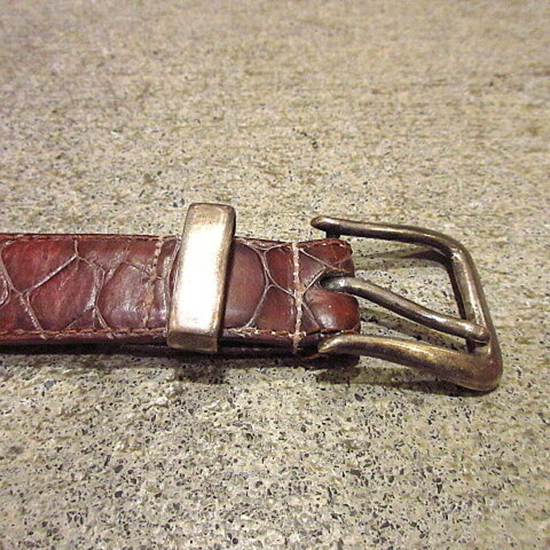 POLO RALPH LAURENアリゲーターベルト茶size 30○201205f1-blt