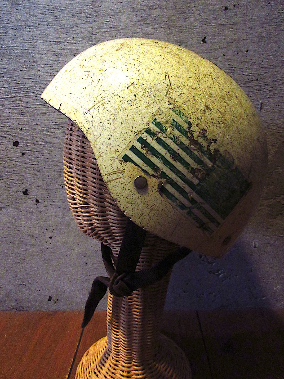 ビンテージ60's○BELL TOPTEXハーフヘルメット白size 7 1/2○260121