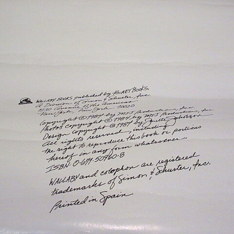 ビンテージ80's○The Official Michael Jackson 1985カレンダ