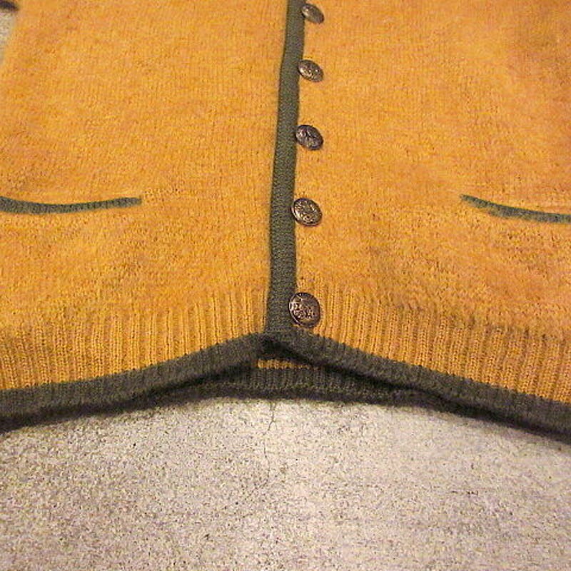 ビンテージ60's70's○PURITANモヘアカーディガンsize L○201017s6-m