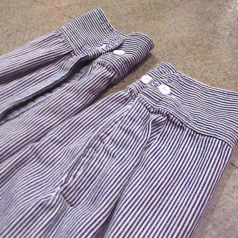 ビンテージ90's○BIG MACヒッコリーストライプ長袖ワークシャツsize XL
