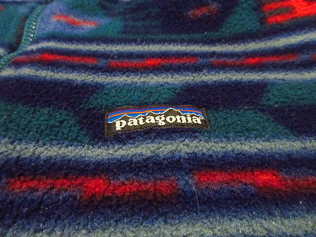 パタゴニア フリース ネイティブボーダーストライプ 90s