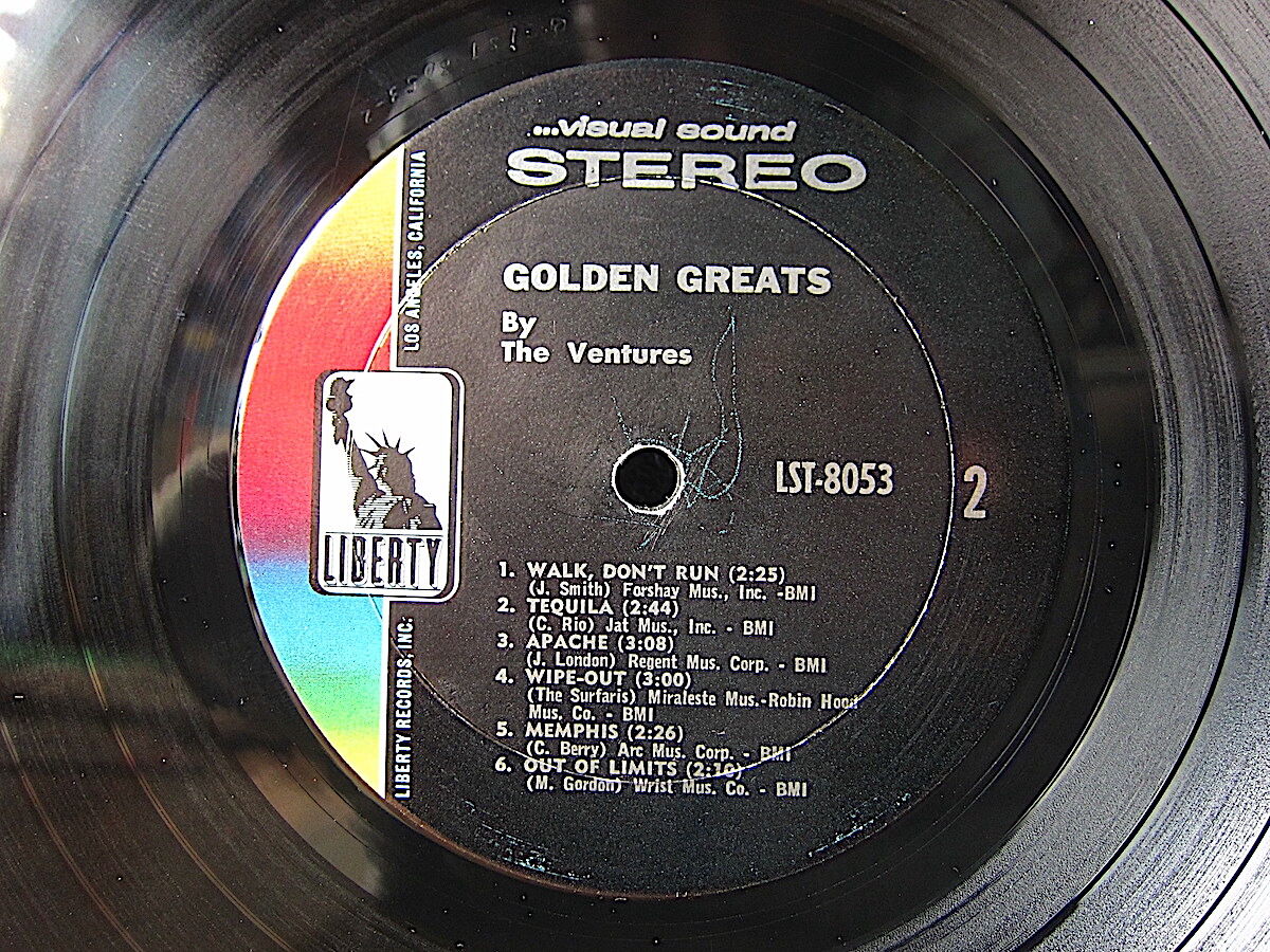 THIS IS THE VENTURES レコード ゴールド THE VENTURES○GOLDEN GREATS BY THE VENTURES LIBE
