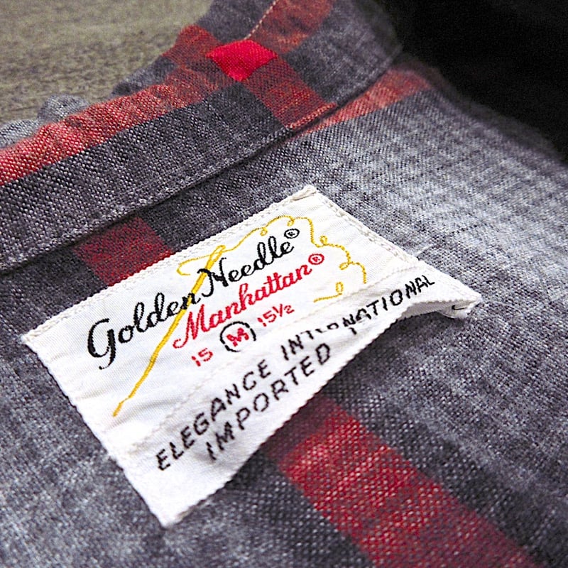 ビンテージ60's○Golden Needle Manhattanオンブレチェック