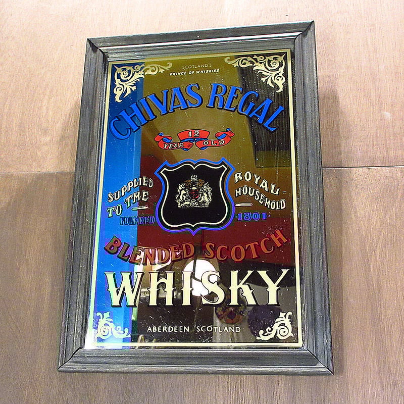 シーバスリーガル　大型パブミラー シーバスリーガル大型パブミラー