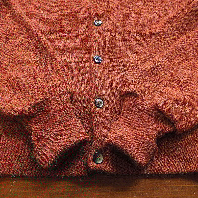 ビンテージ60's70's○Jockeyカーディガンレンガsize M○230922k2 ビンテージ60's70's○Jockeyカーディガンレンガsize M○230922k2