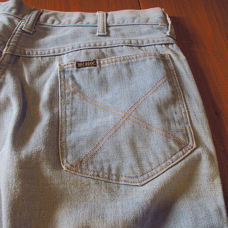 ビンテージ70's○BIG YANKフレアデニムパンツ実寸W80cm ビンテージ70's○BIG YANKフレアデニムパンツ実寸W80cm