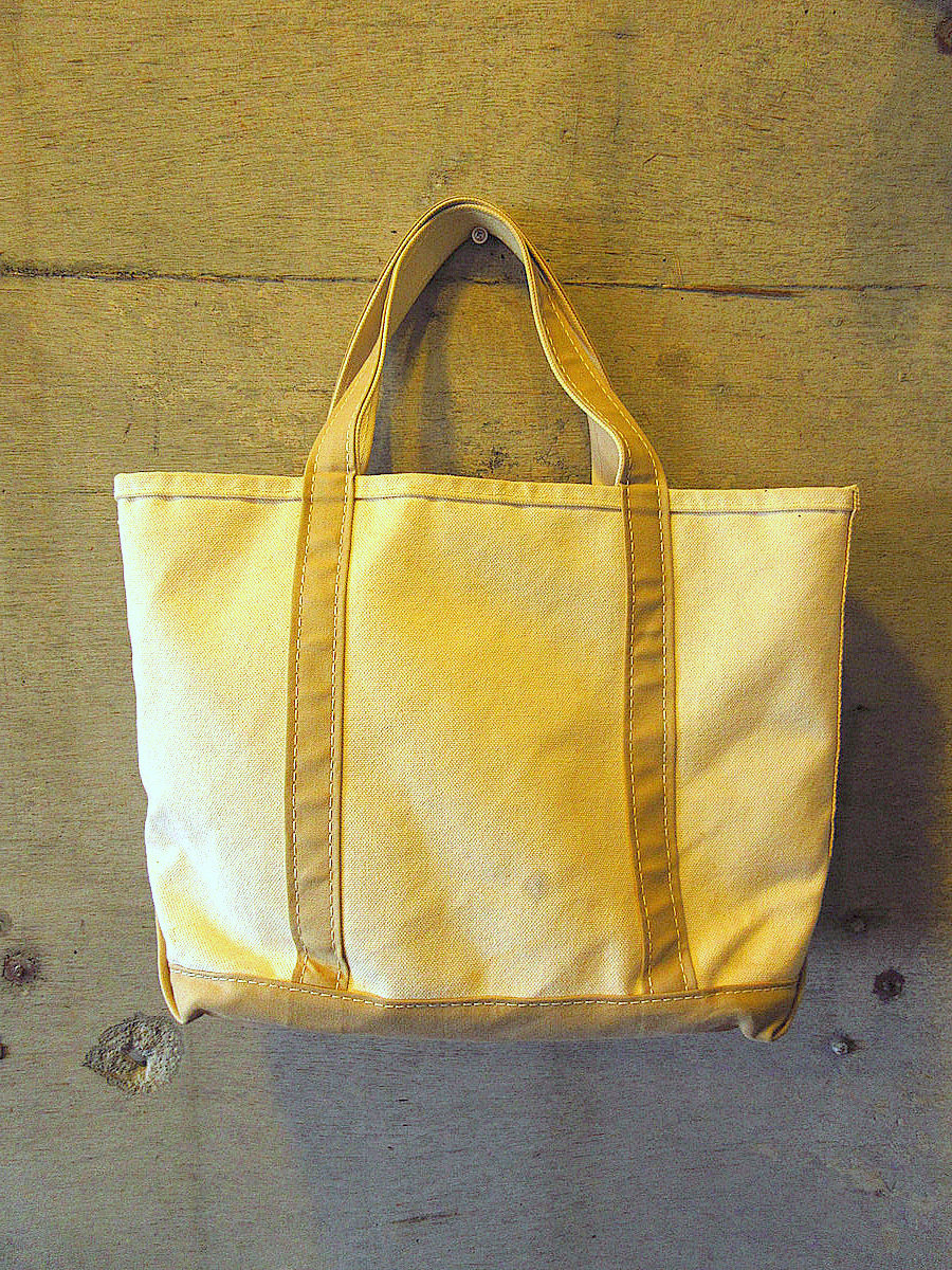 ビンテージ90's○L.L.Bean刺繍入りキャンバストートバッグベージュ