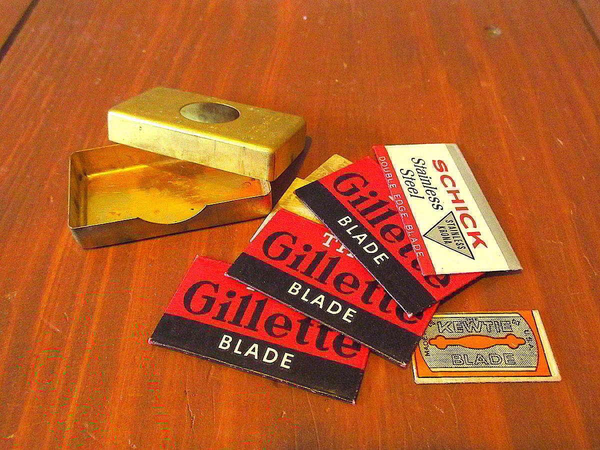 ビンテージ20's30's○Gilletteシェービングキット○240614k7-otclct