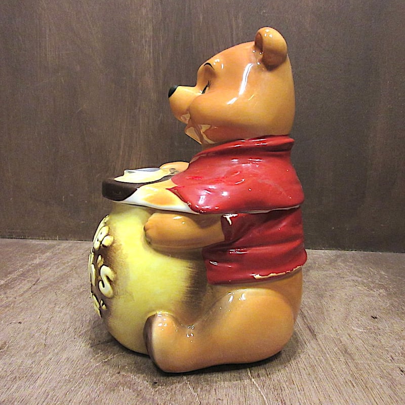 ビンテージ60's○くまのプーさんセラミックキャニスター