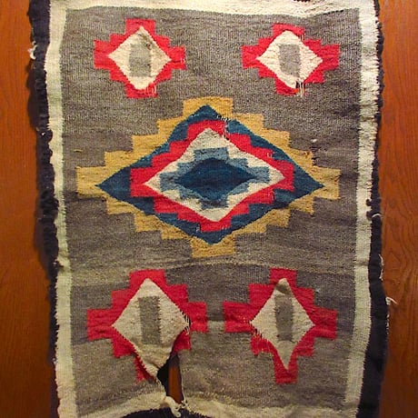 ウールラグ インディアンラグ ネイティブアメリカン 手織り