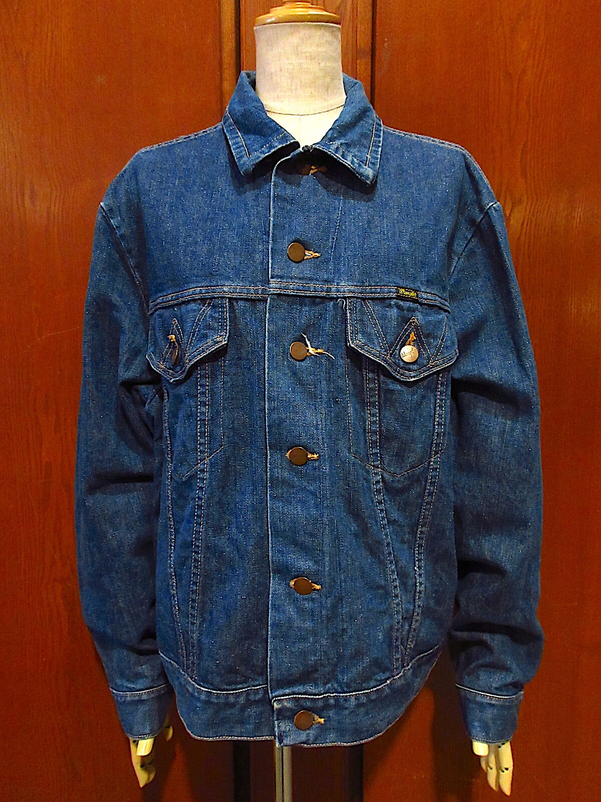 ビンテージ70's○Wrangler 127MJデニムジャケットsize 42○230915c