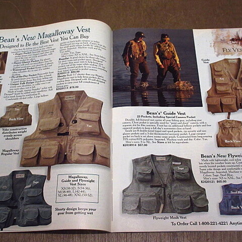 ビンテージ90's○L.L.Bean 1996年フライフィッシングカタログ
