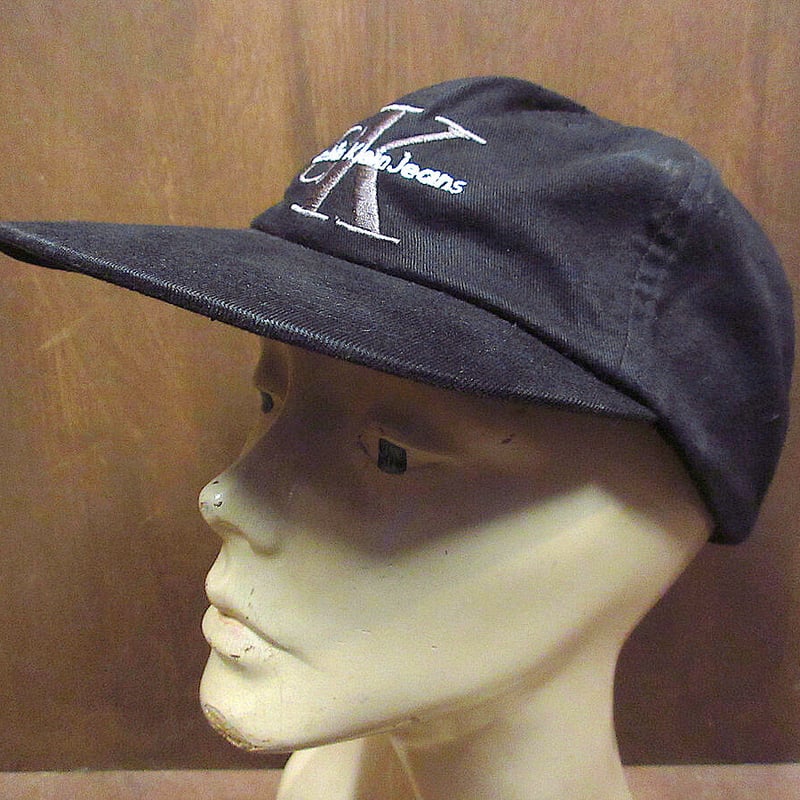 ビンテージ90's○Calvin Klein Jeans刺繍コットン6パネル