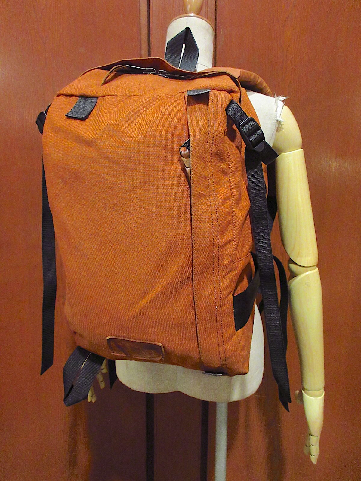 ビンテージ70's○KLETTERWERKSナイロンデイパックレンガ色○211107r8-ba...