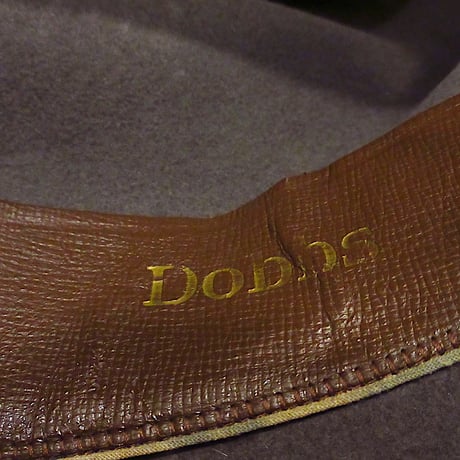 ビンテージ60's●Dobbsフェルトフェドラハット茶size 8●240312y2-m-ht-flt古着1960sドブス中折れ帽