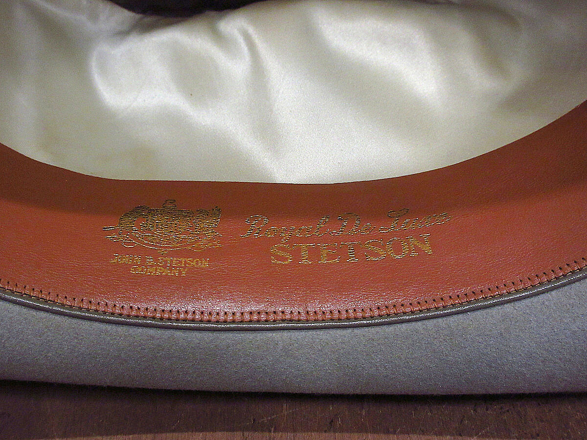 ビンテージ50's○STETSON OPEN ROADフェドラハットグレーsize 7 ビンテージ50's○STETSON OPEN ROADフェドラハットグレーsize 7