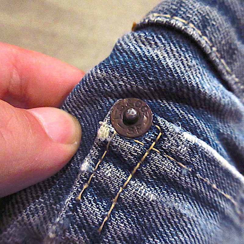 ビンテージ60's○Levi's 551ZXXカットオフデニムショーツ実寸