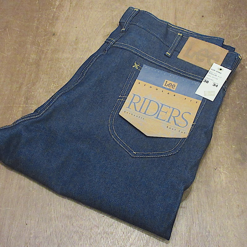 ビンテージ80's○DEADSTOCK Lee 202ブーツカットデニム表記W38L34○25