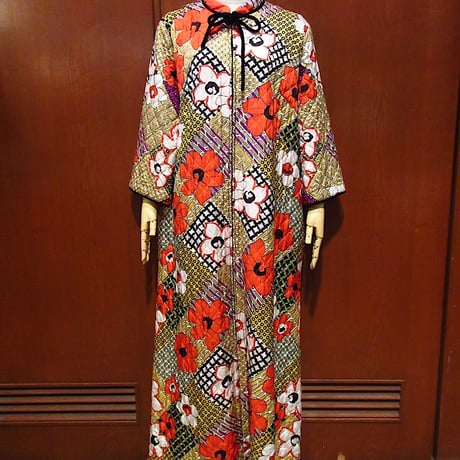 アンティーク　キルト　ビンテージ　キルティング　セットアップ　ワンピース　70s キルティングワンピース | STORES