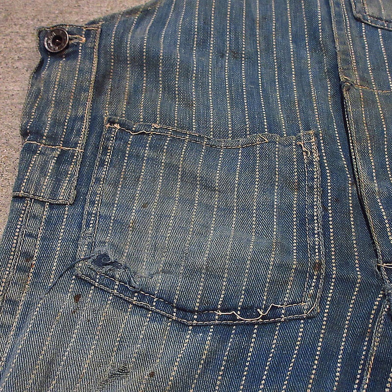 ビンテージ~20's○BALMAR STIFELウォバッシュオーバーオール実寸W78cm