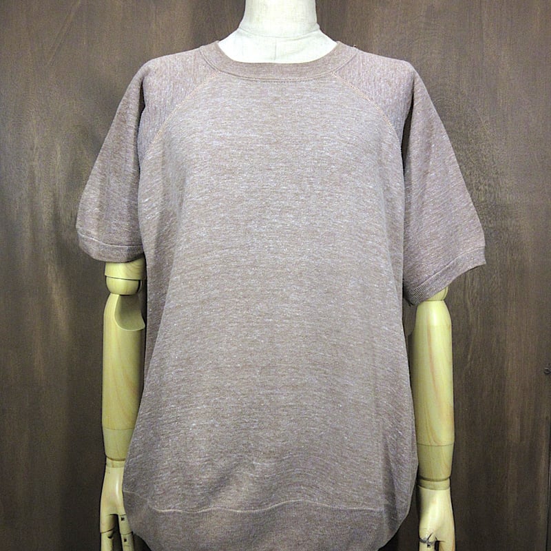 60s 半袖スウェット　ラグラン　XLサイズ ビンテージ60's70's○ラグラン半袖スウェット○251101n1-m-swsトップ
