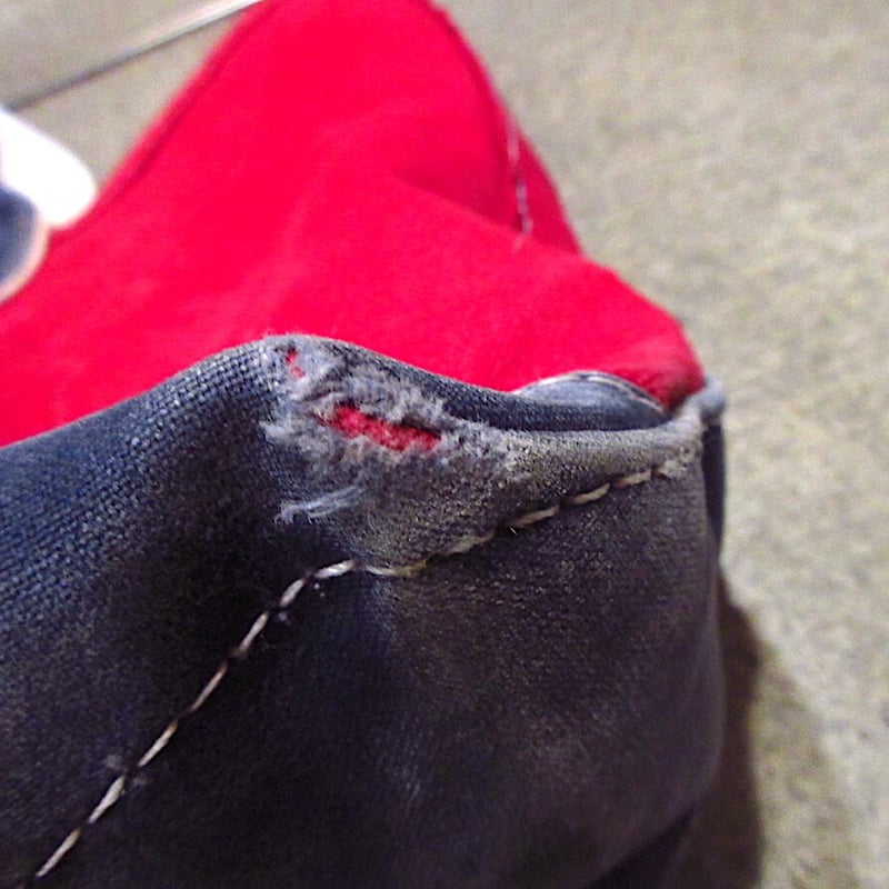 エルエルビーン トートバッグ キャンバス 80s USA製 赤ライン S3089 KU401 トートバッグ 80s レッド 2色タグ トーンタグ Lサイズ