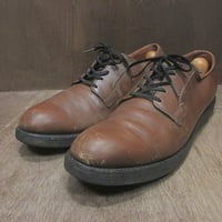 ビンテージ70’s80’s●RED WINGプリント羽根タグポストマンシューズ茶size 11 1/2●250125j8-m-dshs-295cm古着1970s1980s