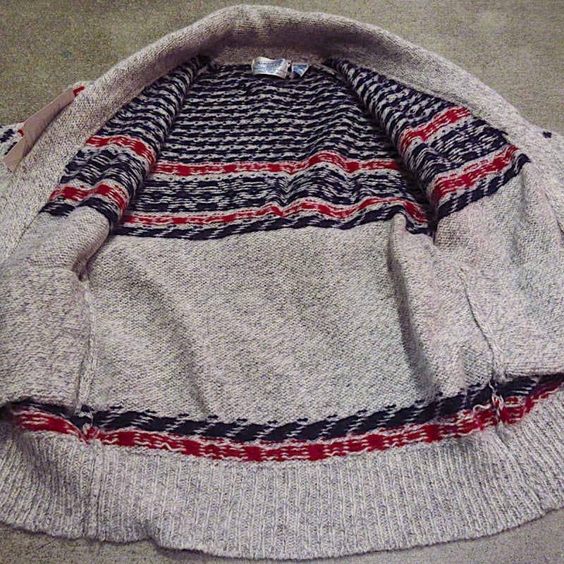 ビンテージ80's○DEADSTOCK NORTHERN ISLESレディースノルディックショ
