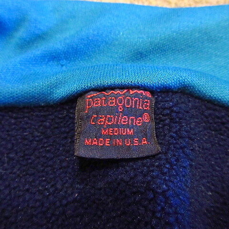 【(*^^*)です！】 Patagonia ジャケット フリース裏地 古着 80-90s USA製 Patagonia 裏地 フリース シェルド シンチラ シェル