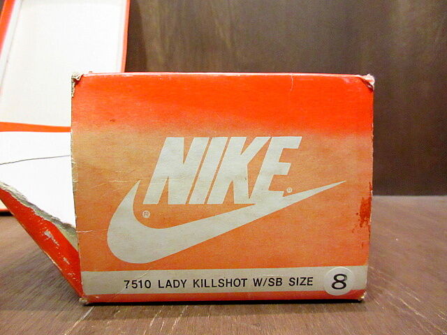 ビンテージ80's○DEADSTOCK 箱付き NIKE LADY KILLSHOT Size