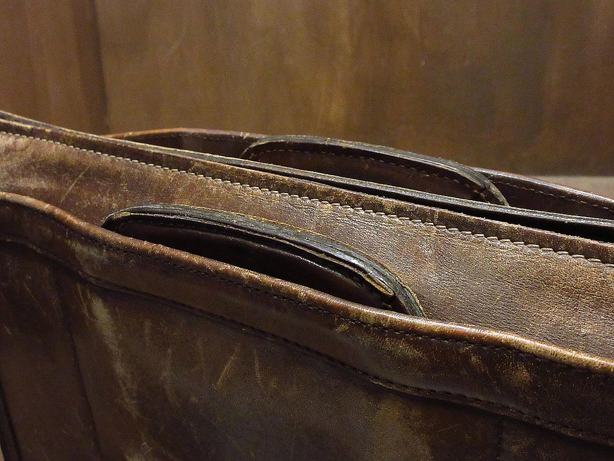 ビンテージ70's○pegasusレザーブリーフケース茶○231201i4-bag ビンテージ70's○pegasusレザーブリーフケース茶○231201i4-bag