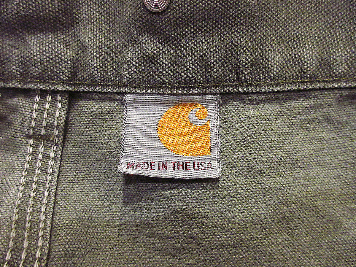 MADE IN U.S.A. Carharttサスペンダーボタン付きダブルニー MADE IN U.S.A. Carharttサスペンダーボタン付きダブルニー