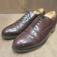 ビンテージ●BOSTONIANストレートチップシューズ茶size 9 1/2 D●250329j8-m-dshs-275cm古着革靴ボストニアン
