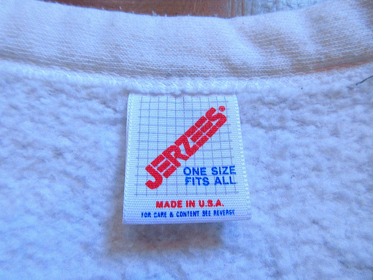 80S JERZEES USA製 スウェットカーディガン ピンク F ビンテージ90's○JERZEES刺繍入りスウェットカーディガン白○241226k4