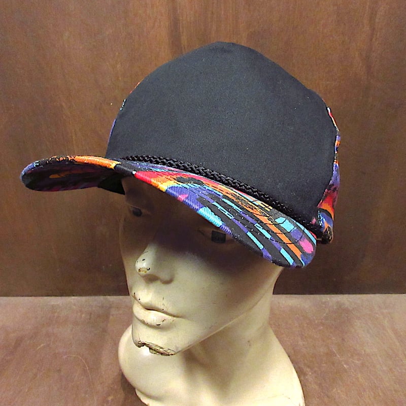 ビンテージ90's○DEADSTOCK CAMEO総柄スナップバックキャップ ビンテージ90's○DEADSTOCK CAMEO総柄スナップバックキャップ