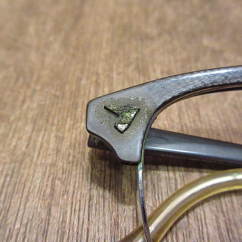 60’s AMERICAN OPTICAL 46/22 ブロー サングラス 眼鏡 Vintage 1960's American Optical Browline Eyeglasses Black 46