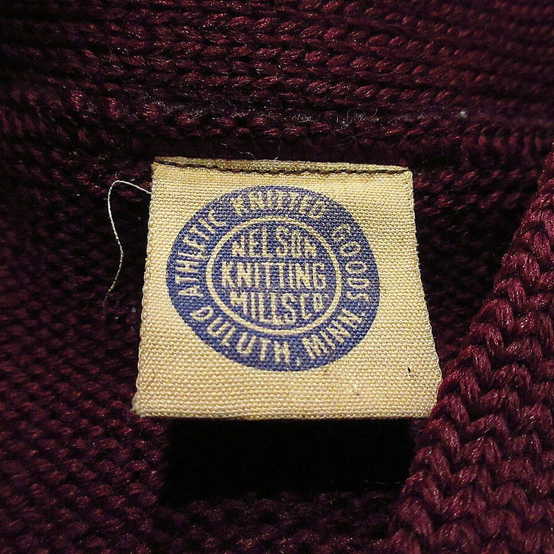 ビンテージ40's○NELSON KNITTING MILLS CO.レターマン