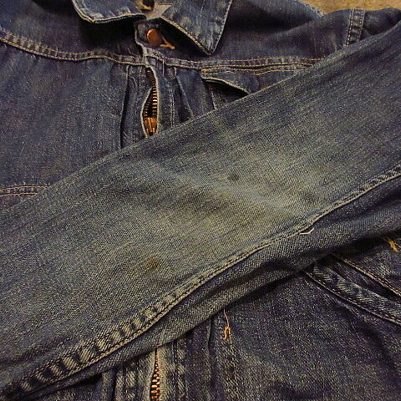 ビンテージ60's○Wrangler BLUE BELL縦ベルキッズデニムジャケットsize