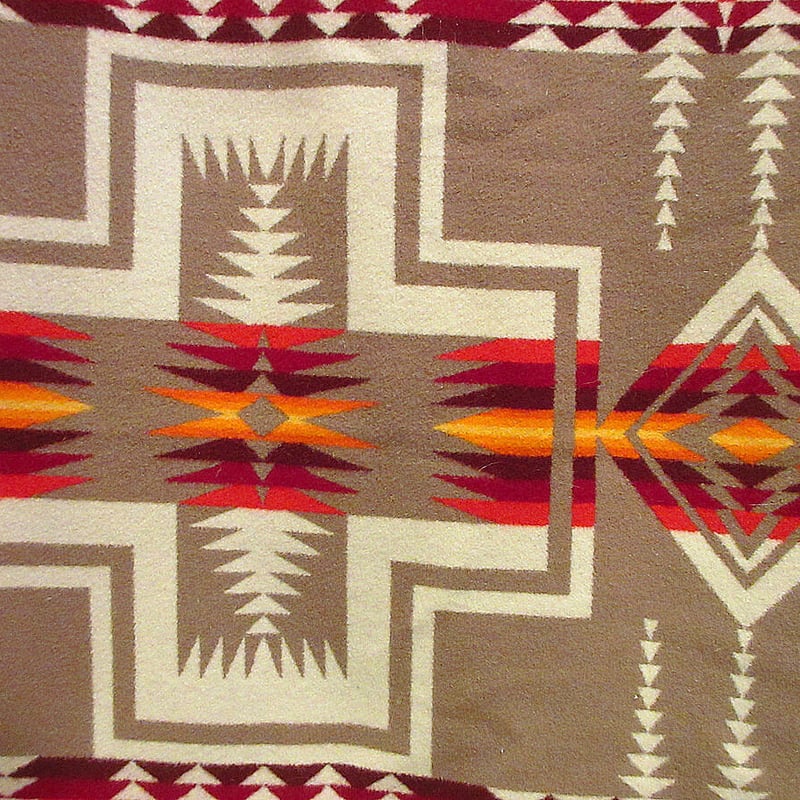 USA製 特大Pendleton Beaver State ブランケット ビンテージ30's40's○PENDLETON Beaver Stateネイティブウール